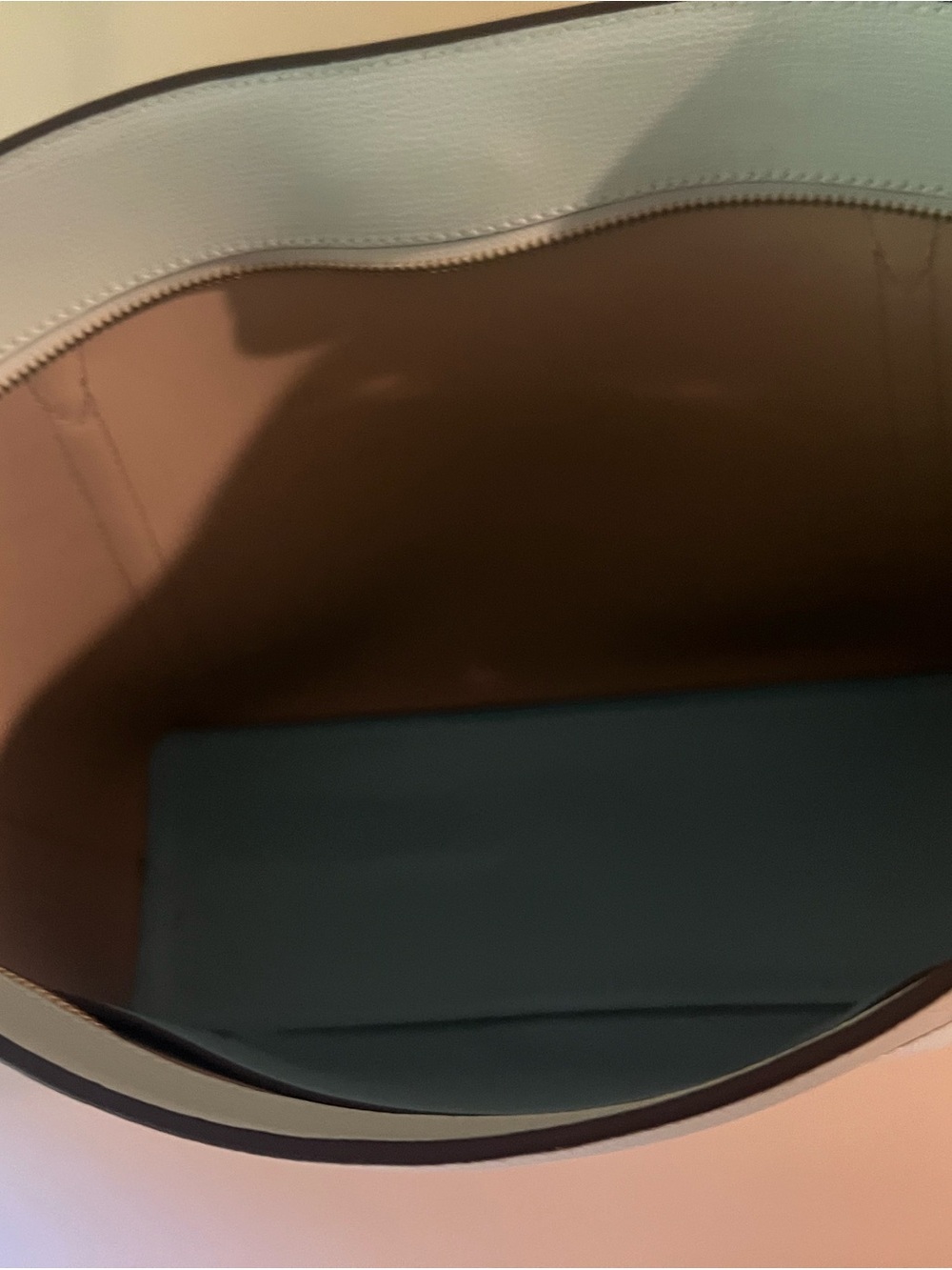 kate spade Pale Blue Leather Tote with Dual Straps - Picture 8 of 12